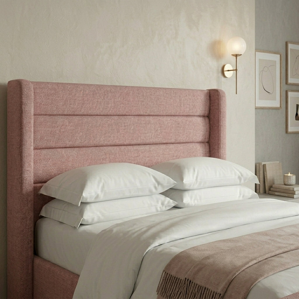 Blush Wing Bed – Beds by Essex Luxe