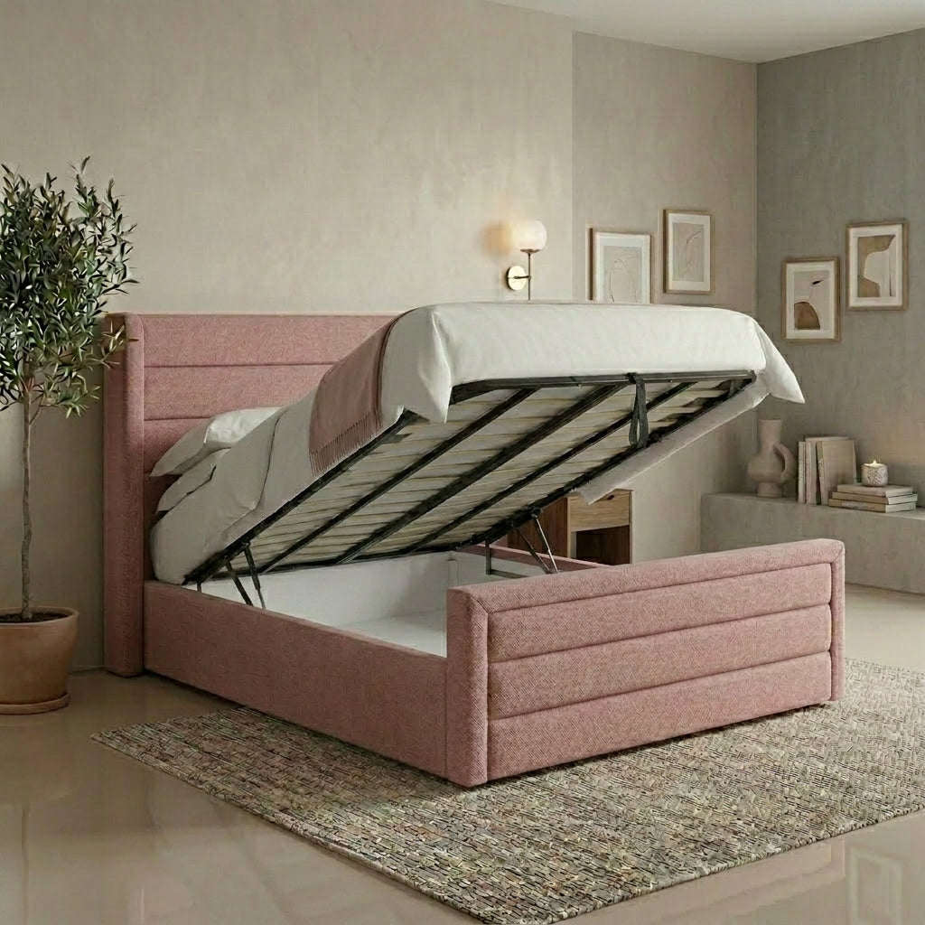 Blush Wing Bed – Beds by Essex Luxe