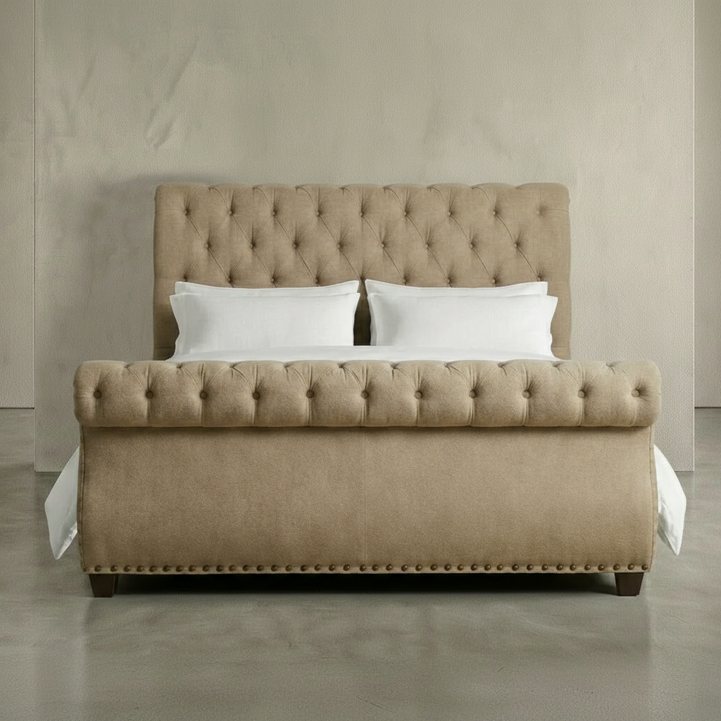 Cavendish Curve Bed – Beds by Essex Luxe