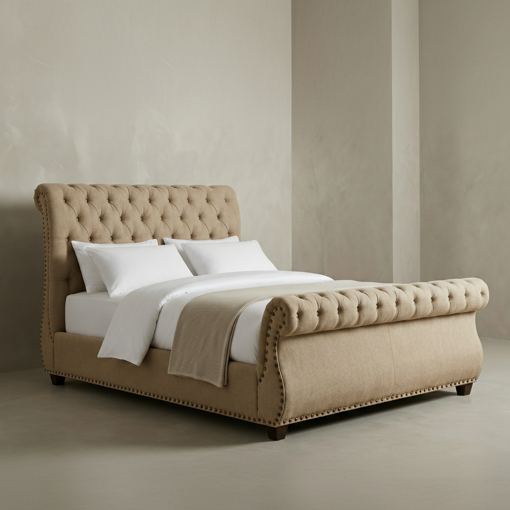 Cavendish Curve Bed – Beds by Essex Luxe