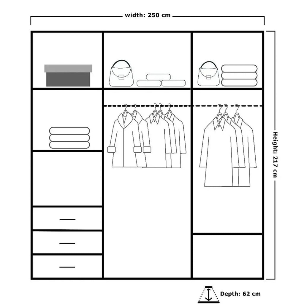 Chicago Sliding Wardrobe – Wardrobes by Essex Luxe
