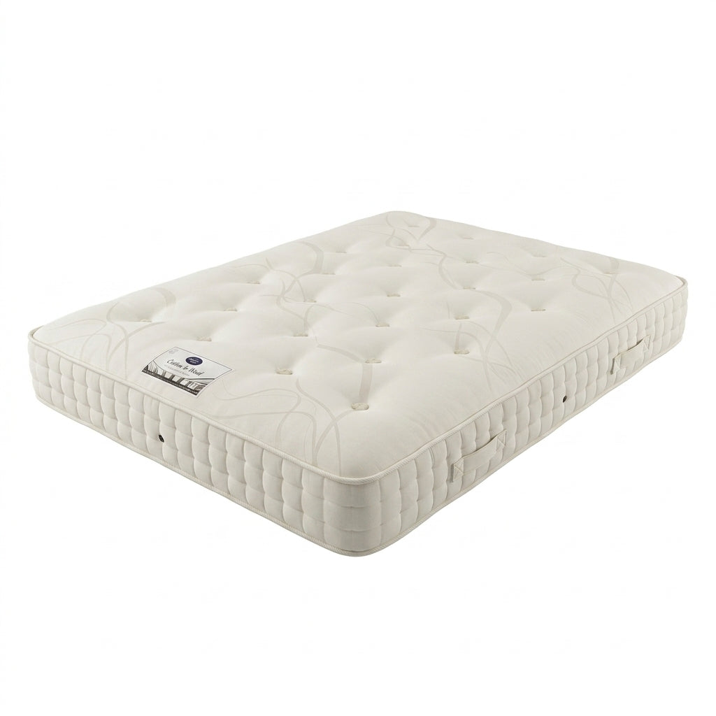 2000 Cotton & Wool Pocket Sprung Mattress — Medium Firm 🇬🇧