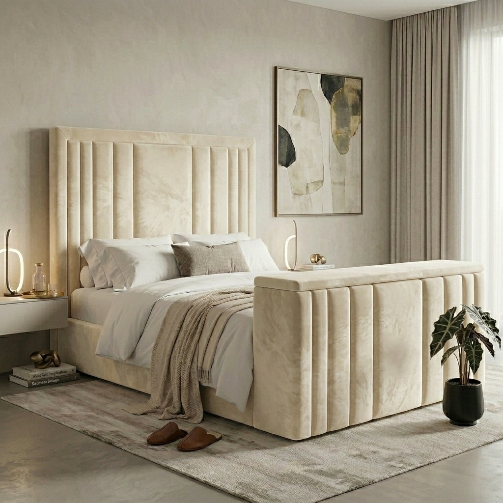 The Grand Panel TV Bed – Beds by Essex Luxe