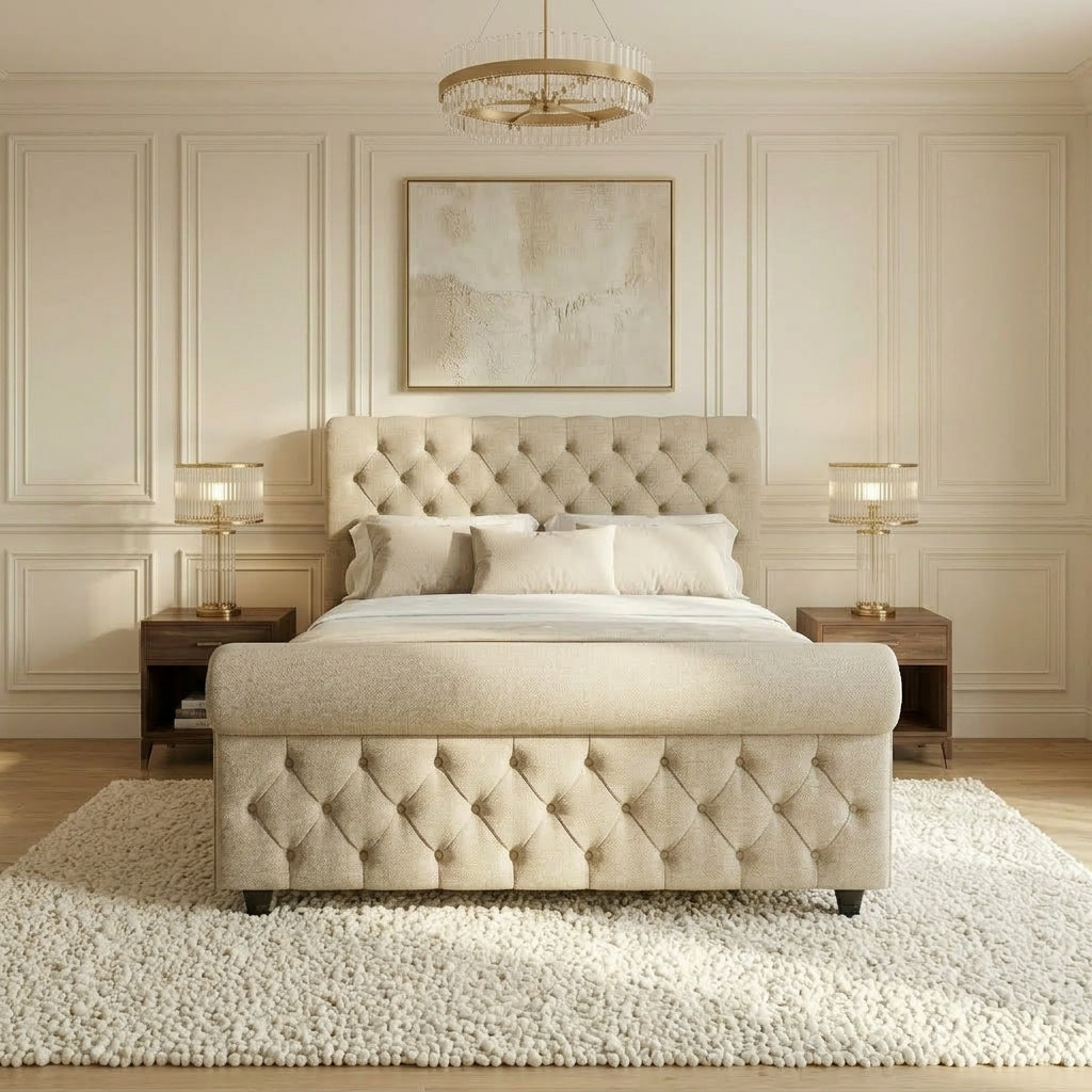 The Imperial Sleigh Bed – Beds by Essex Luxe