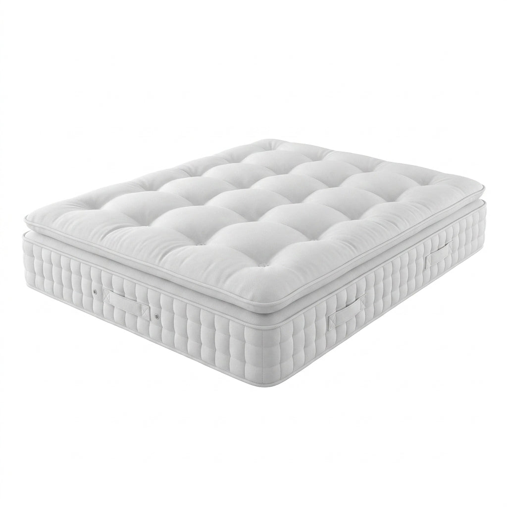 Luxe Cloud 6000 Hand Stitched Natural Filling With Pillow Top Mattress – Mattresses by Essex Luxe