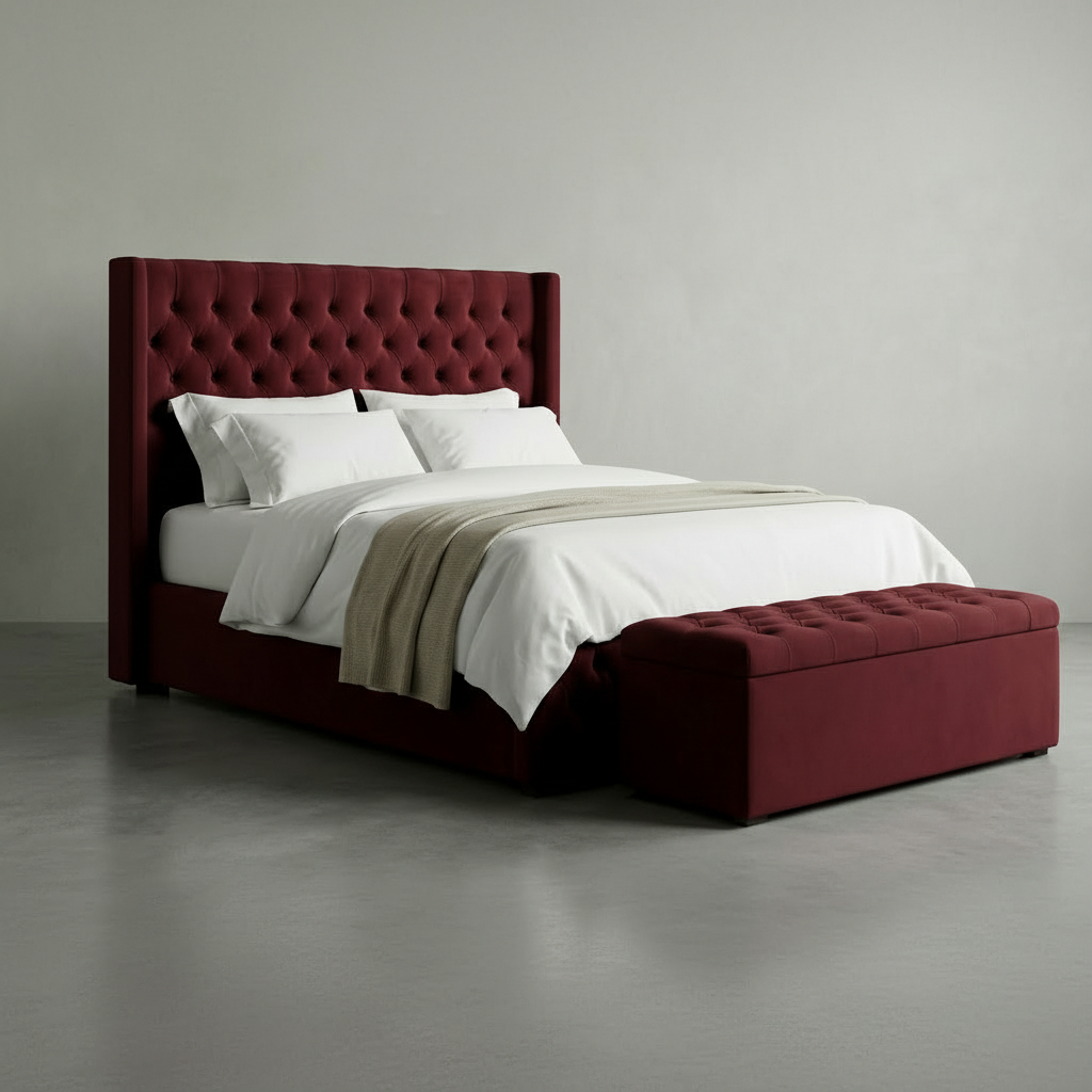 Marlborough Deep Button Bed – Beds by Essex Luxe