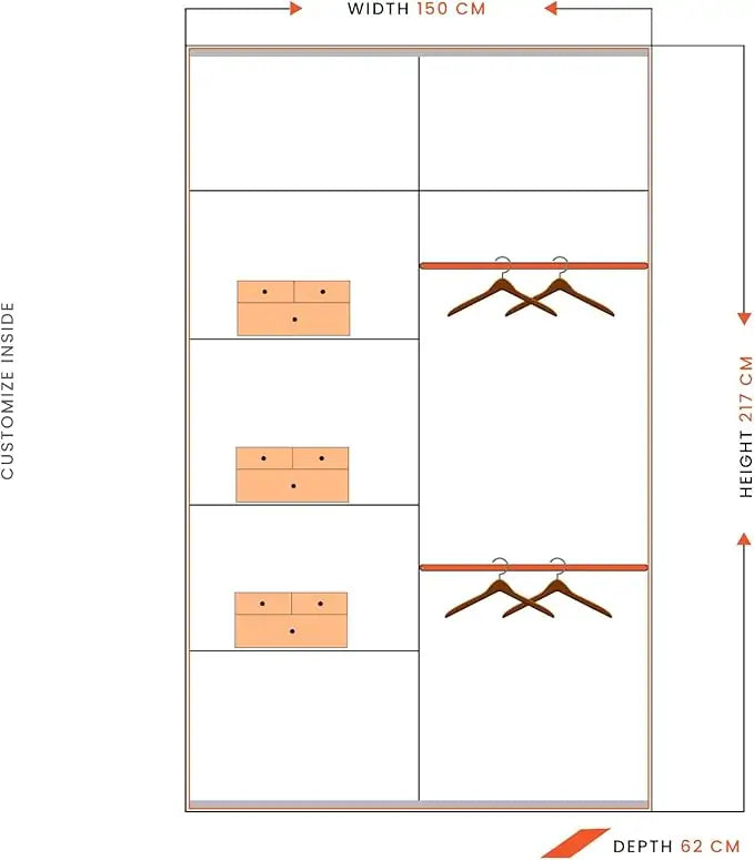Nicole Sliding Wardrobe – Wardrobes by Essex Luxe