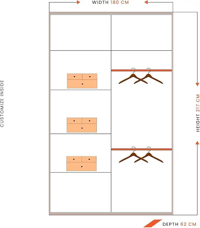 Nicole Sliding Wardrobe – Wardrobes by Essex Luxe
