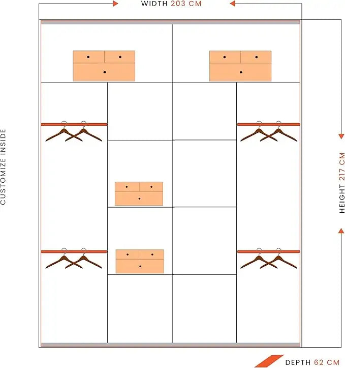 Nicole Sliding Wardrobe – Wardrobes by Essex Luxe