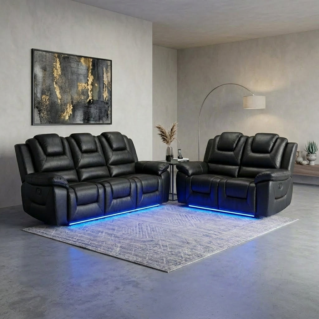 Oxford Leather Suite – Sofas by Essex Luxe