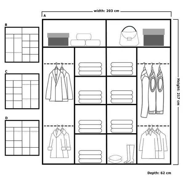 Royal Sliding Wardrobe – Wardrobes by Essex Luxe