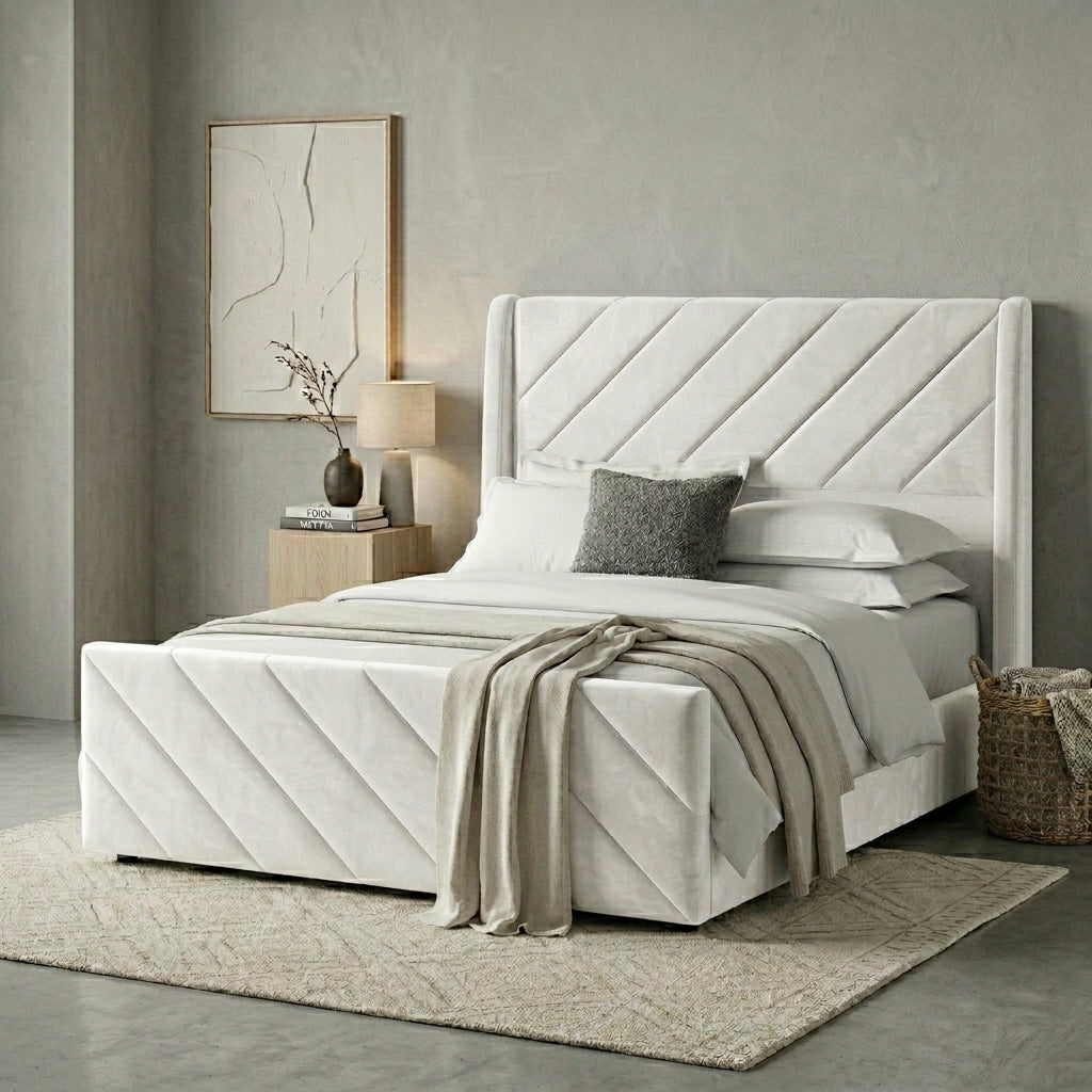 The Sloane Diagonal Bed – Beds by Essex Luxe