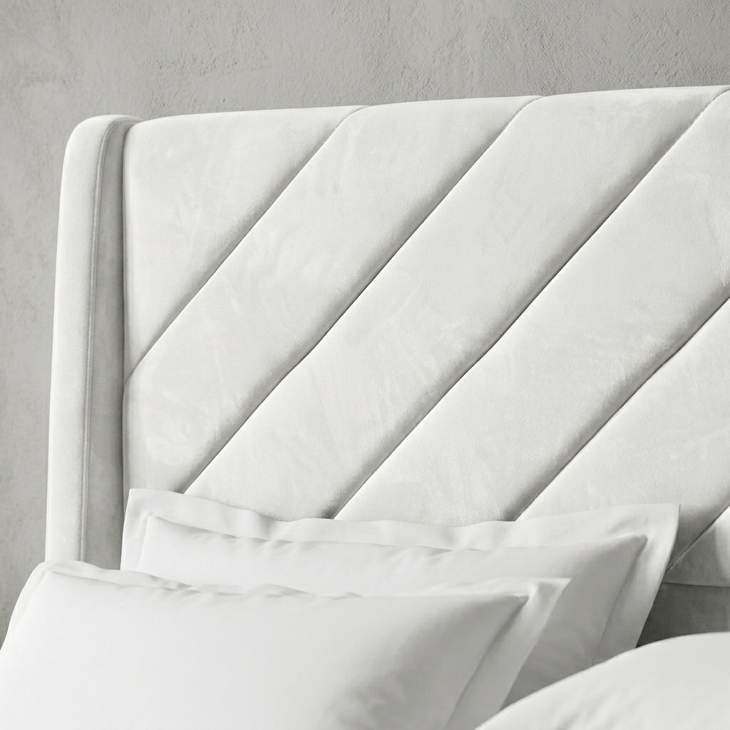 The Sloane Diagonal Bed – Beds by Essex Luxe