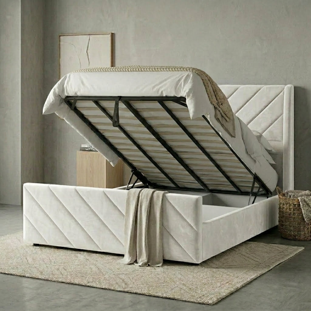The Sloane Diagonal Bed – Beds by Essex Luxe